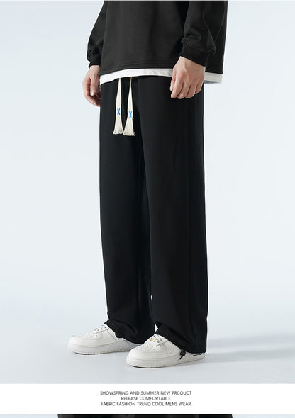 Big Tall Men Sweat Pant Drawstring Extra Long Length Sweatpant Stretch Winter Fleece Sport Jogger Trouser Male 200Cm 190cm 120cm