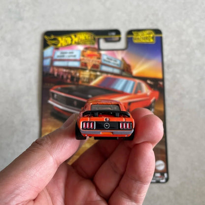 Hot Wheels Premium Boulevard 1:64 Die-Cast 69 Ford Mustang Boss 302 Collectible Alloy Vehicle Model Car Toy Gift for Adults Fans