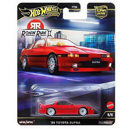 Em estoque 2025 Hot Wheels Premium 1/64 Car Culture Ronin Run 2 Gold Label Car Honda Mazda Nissan Toyota Fpy86 Veículo Diecast