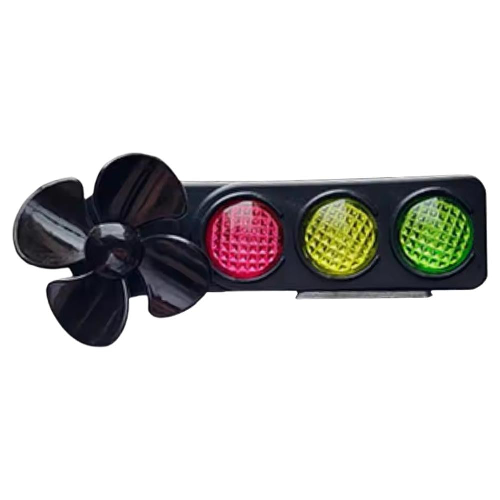 Luzes de LED de Motocicleta Pequena Lâmpada de Tráfego Moinho de Vento Segurança Decorações Fofas para Bicicletas Motocicleta para Moto Elétrica de Montanha e Estrada