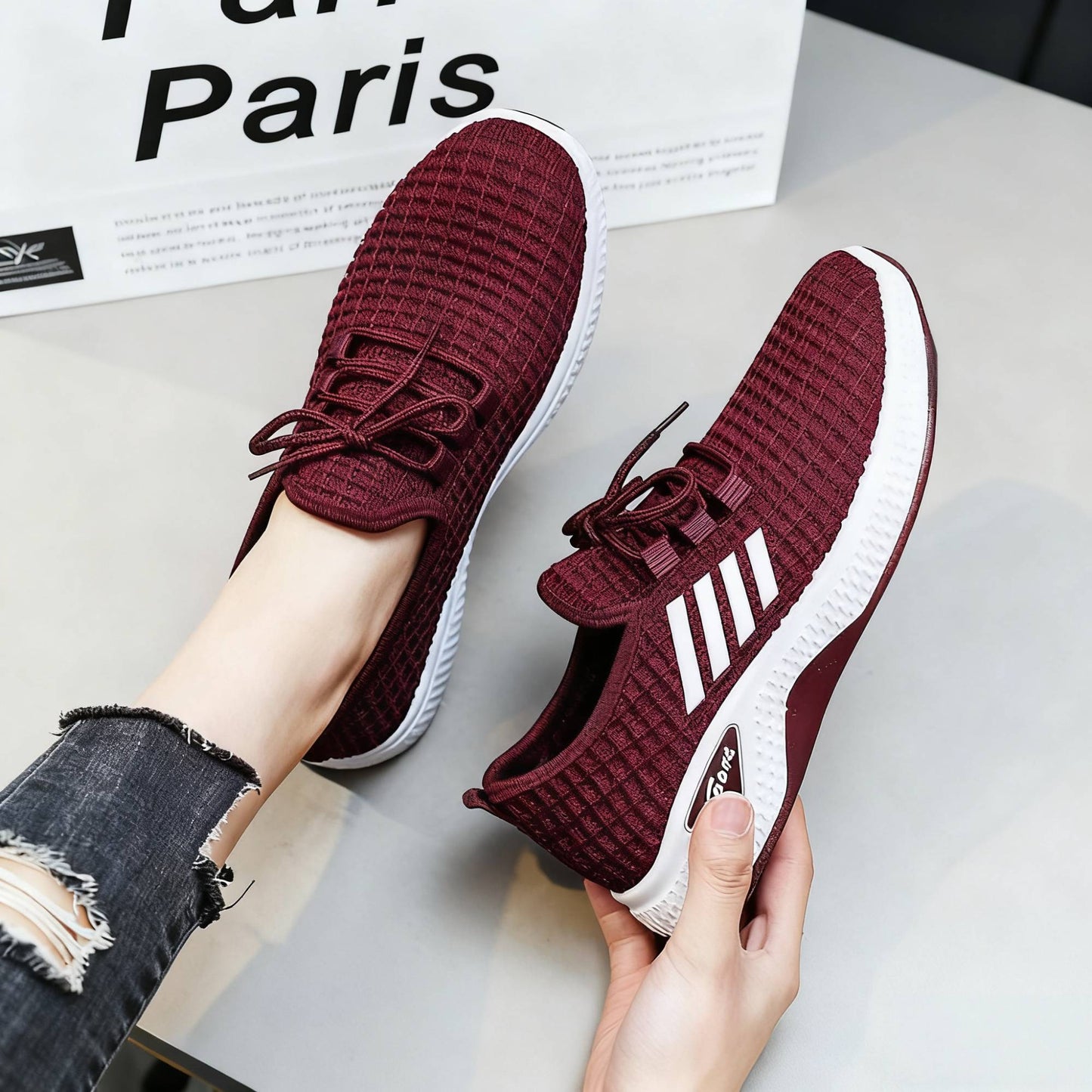 HOT Women's Air Mesh Sneakers 2025 Spring Summer Casual Running Shoes Lightweight Soft Sole Fashion Shoes for Women