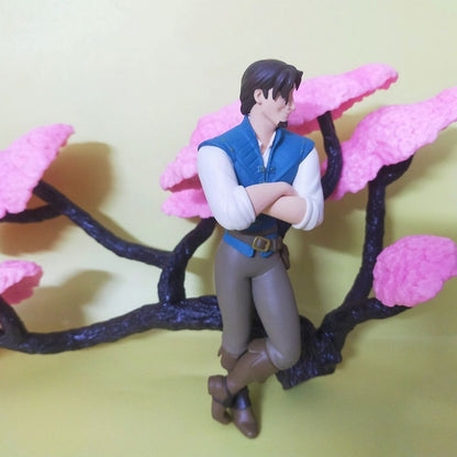 Disney Princesa Enrolados Rapunzel Flynn Rider Bonecos De Ação Anime Bonecos De Brinquedo Presentes Para Crianças Sem Base Não Consegue Ficar Em Pé
