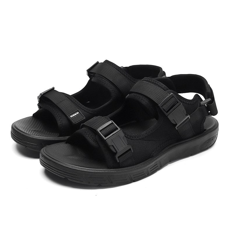 A Pair of Men's Sandals, Summer New Trendy Sports Outer Wear, Non-Slip, Wear-Resistant, Soft-Soled Driving, Cool Beach Shoes for Men