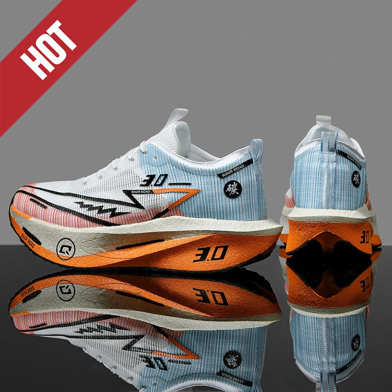 NEW Running Shoes Men Sports Marathon Carbon Plate Breathable Lightweight Women Comfortable Athletic Leisure Sneakers Footwear