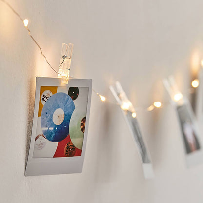 Photo Clip String Lights LED Fairy Lights Picture Clips USB Powered String Light with Clips for Bedroom Christmas Party Decor