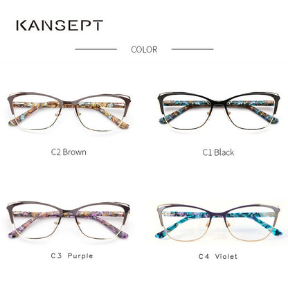 KANSEPT Reading Glasses Woman Transparent Eyepieces Eye-glasses -2 Luxury Mens Lenses to Read Woman's Eyeglasses Women Lens Men