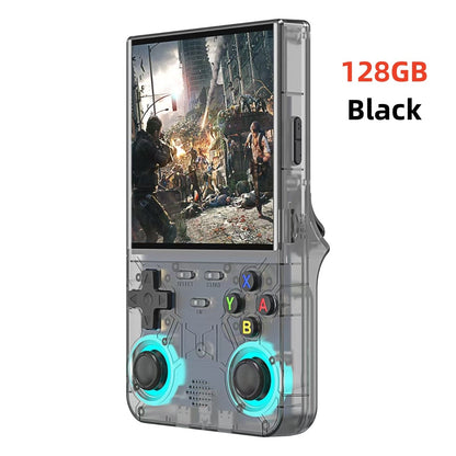 R36 Ultra Handheld WIFI Game Player 4 Inch IPS Screen Open Source Retro Video Player 64G/128G Memory Games