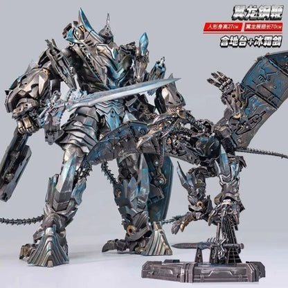 EM ESTOQUE BAIWEI Transformation TW-1104 TW1104 Strafe Robot Swoop Boneco de Ação 27CM