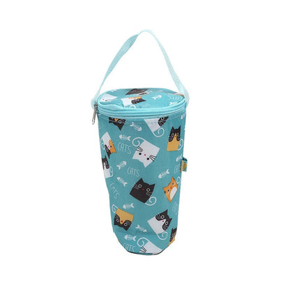 Baby Milk Bottle Insulation Bags Cartoon Portable Waterproof Feeding Bottle Thermal Bag Milk Warmer Cooler Stroller Hang Bags