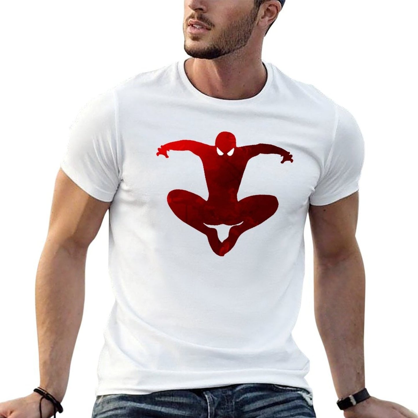 Hero Inspired Silhouette T-Shirt black cotton t-shirt plain for man package essential t shirt T-Shirt