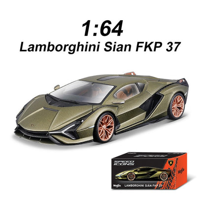 Novo em Estoque Maisto 1:64 Ferrari Sf90 Stradale Liga Miniatura Modelo Diecast Lamborghini Sian Fkp 37 Brinquedo Carro Presente de Natal Infantil