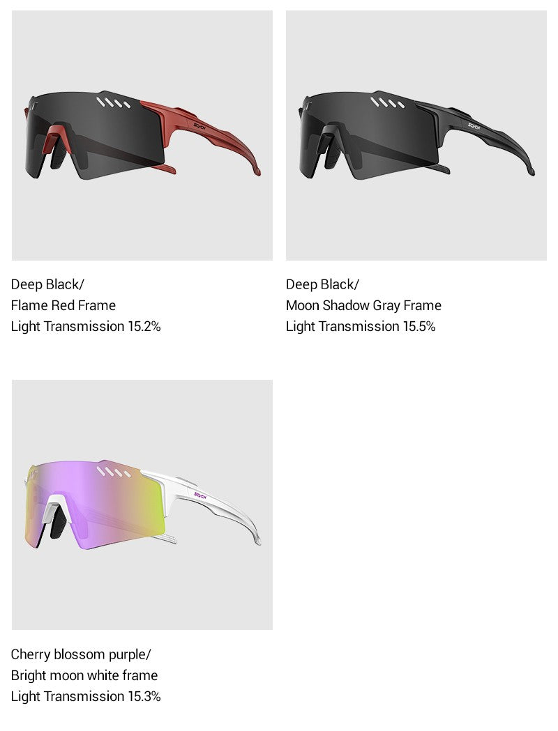 SCVCN Outdoor Photochromic Sunglasses Sports Bike Cycling Glasses Man MTB Climbing Glasses Eyewear Women Driving Bicycle Goggles