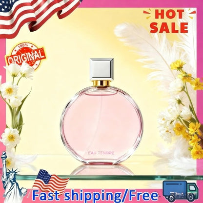 100ml Floral Perfume for Women, Classic Brand Light Body Spray, Long Lasting Romantic Glamour Fragrance Ideal for Out Dating