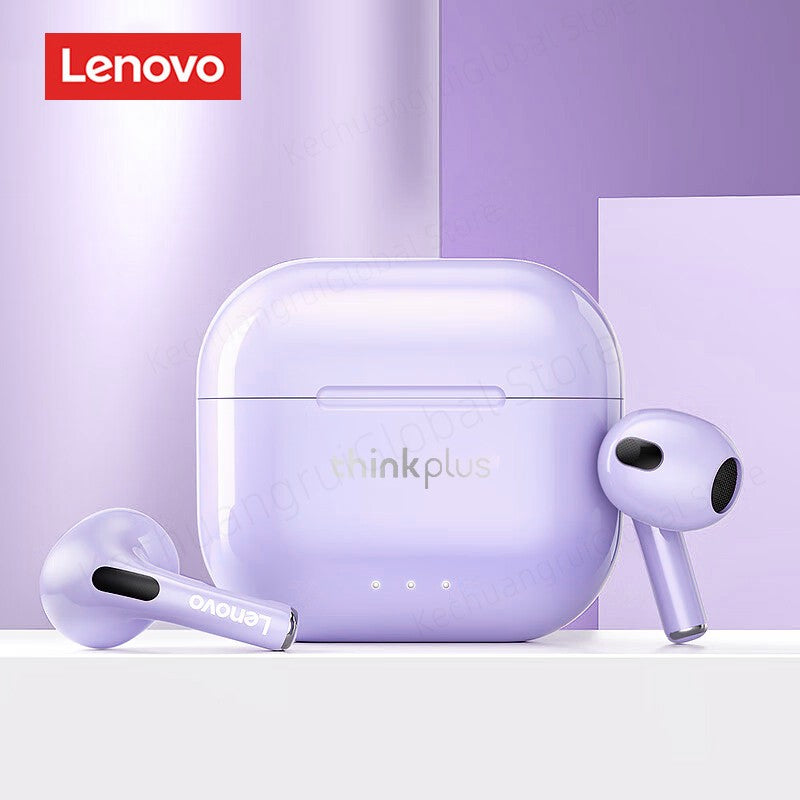 Original Lenovo LP40 Plus Earphones TWS LP40 II Wireless Bluetooth 5.3 Headphones Sport Noise Reduction Touch Control Earbus New