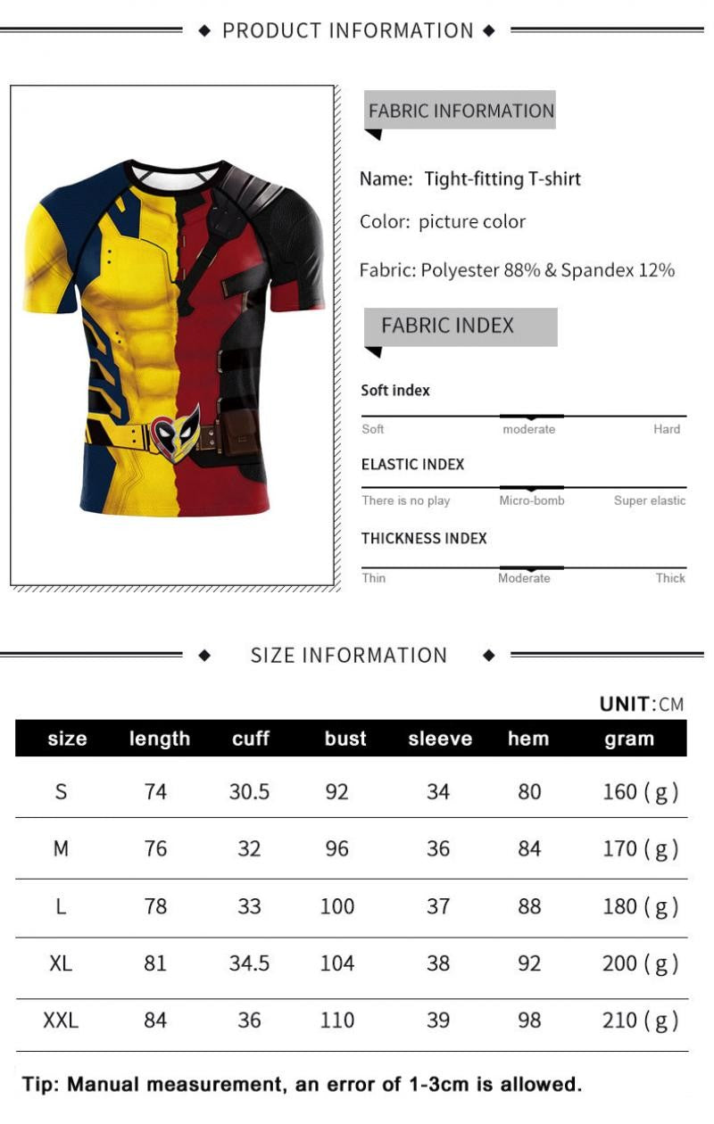 Halloween T-Shirt Red Shirt Men Tanks Halloween Cosplay Costume Hero Long Sleeved Tees Tanks Men Top Carnival Party Outfit