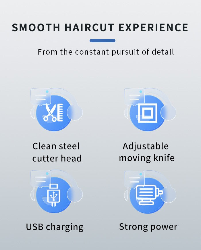 Kemei Mini Powerful Cordless Hair Clipper Electric Professional Barber Hair Trimmer Beard Haircutting Machine rechargeable