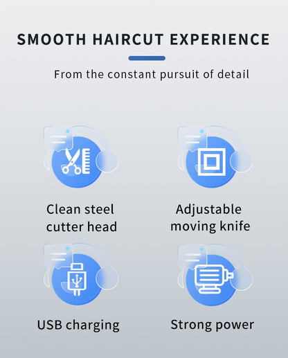 Kemei Mini Powerful Cordless Hair Clipper Electric Professional Barber Hair Trimmer Beard Haircutting Machine rechargeable