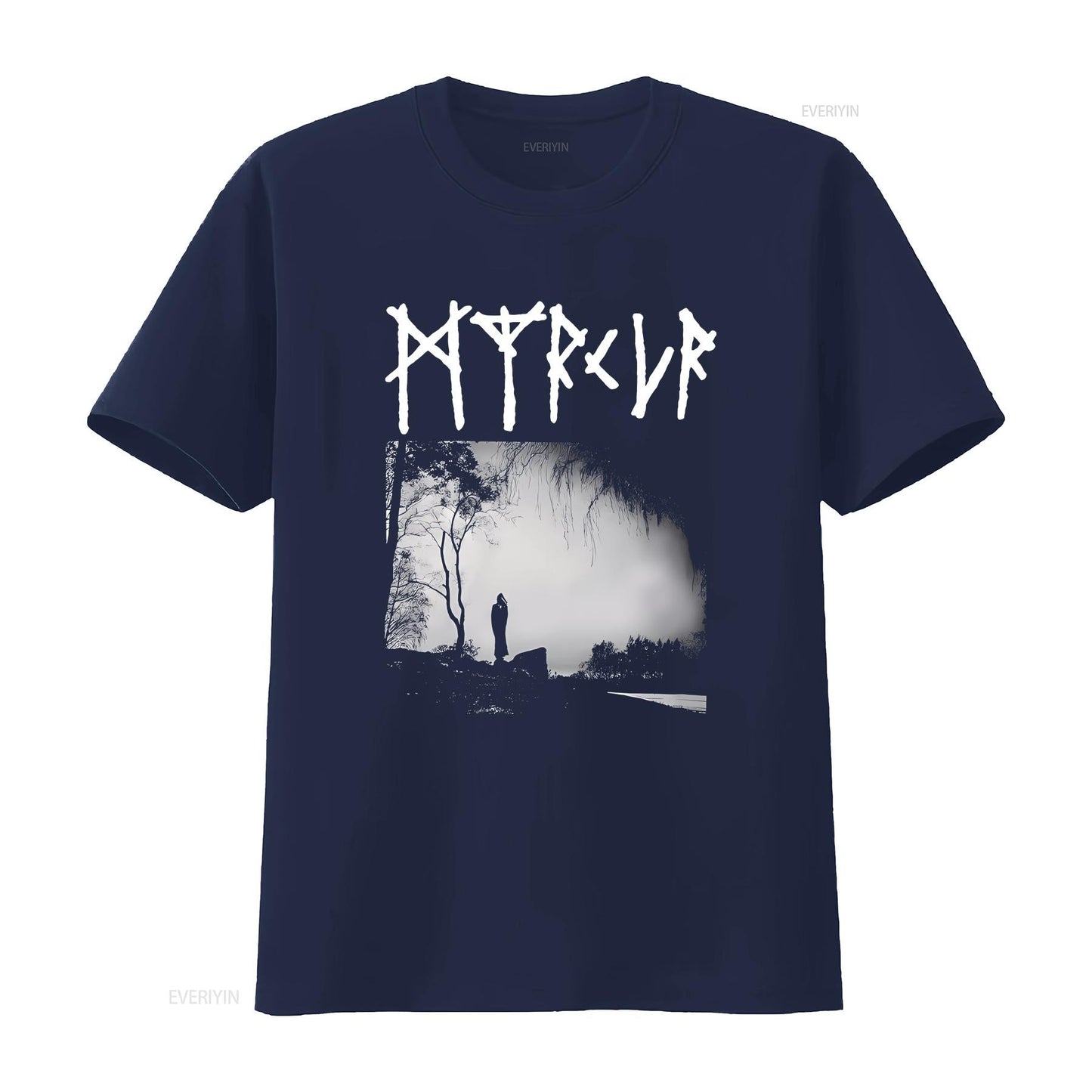 myrkur m T Shirt vintage Washed Top For Everyday Wear Soft Comfortable streetwear graphic Casual Stretched homme fashion