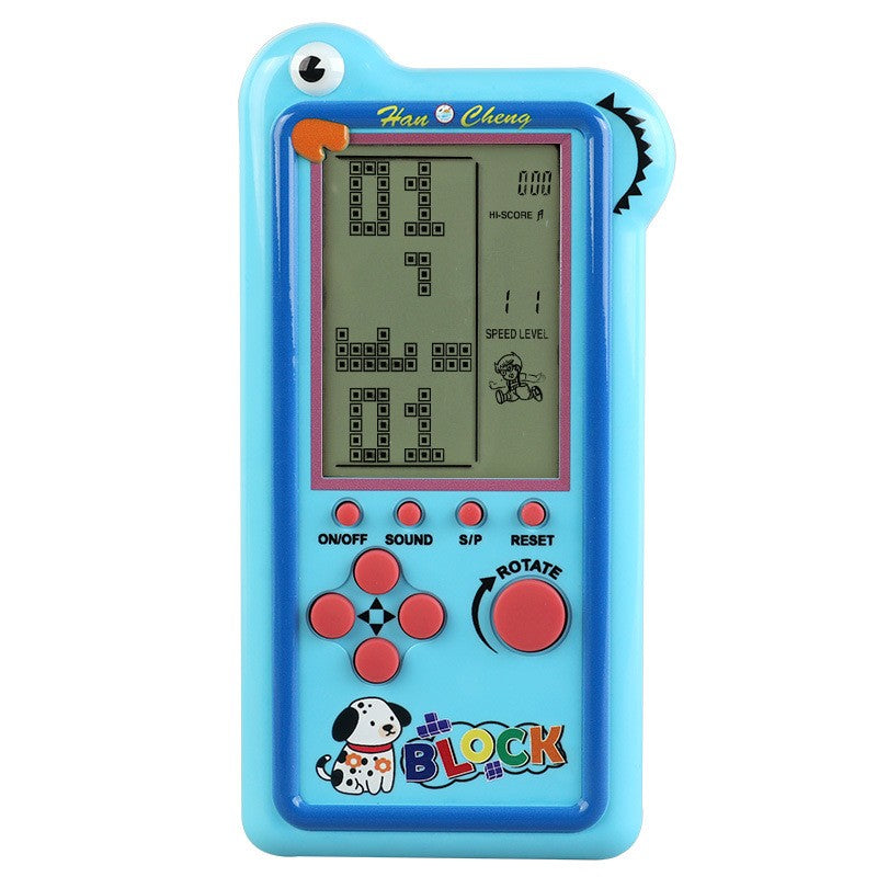 New Model Children's Large-screen Game Console - Tetris Game Console - Classic Puzzle Toy