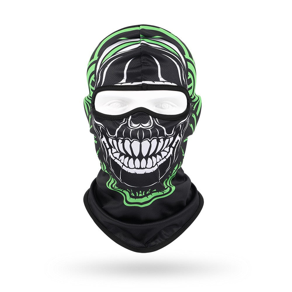 Quick-Dry Skull Face Mask - Breathable Sun Protection for Cycling & Outdoor Sports