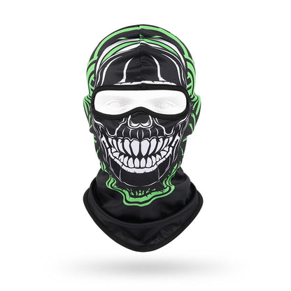 Quick-Dry Skull Face Mask - Breathable Sun Protection for Cycling & Outdoor Sports