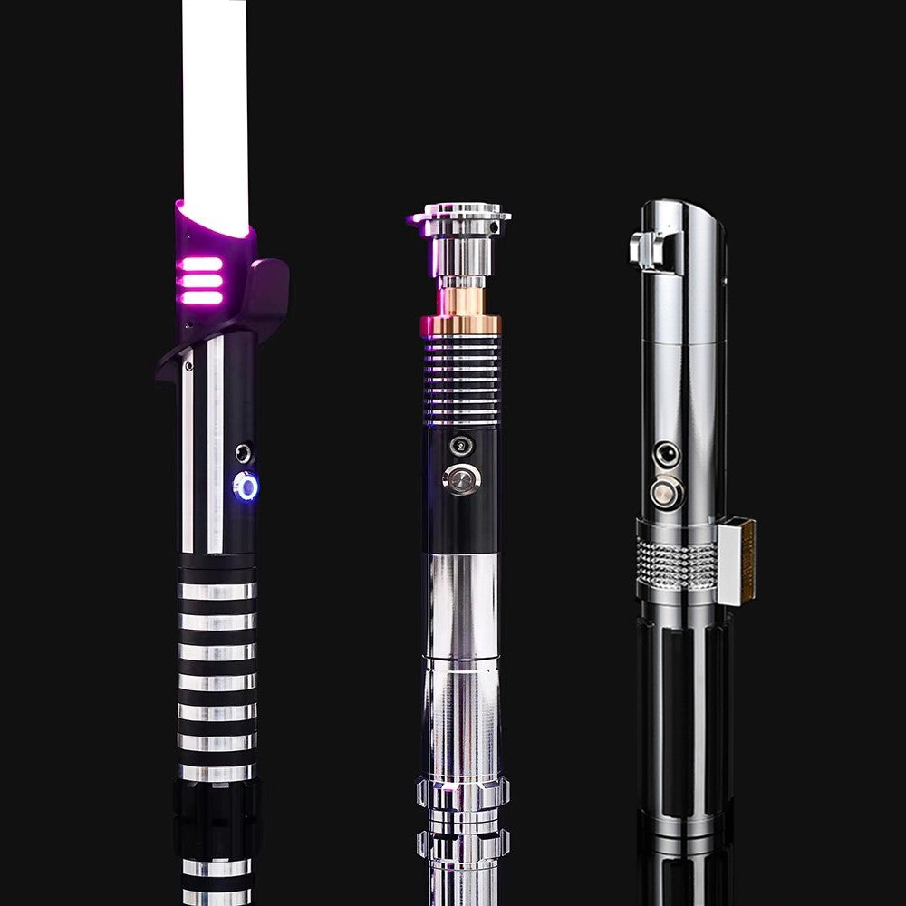 Luke RGB Metal Lightsaber Sword Sabre De Luz Kpop Lightstick Flashing Rave Toys Espada Brinquedos Juguetes Zabawki