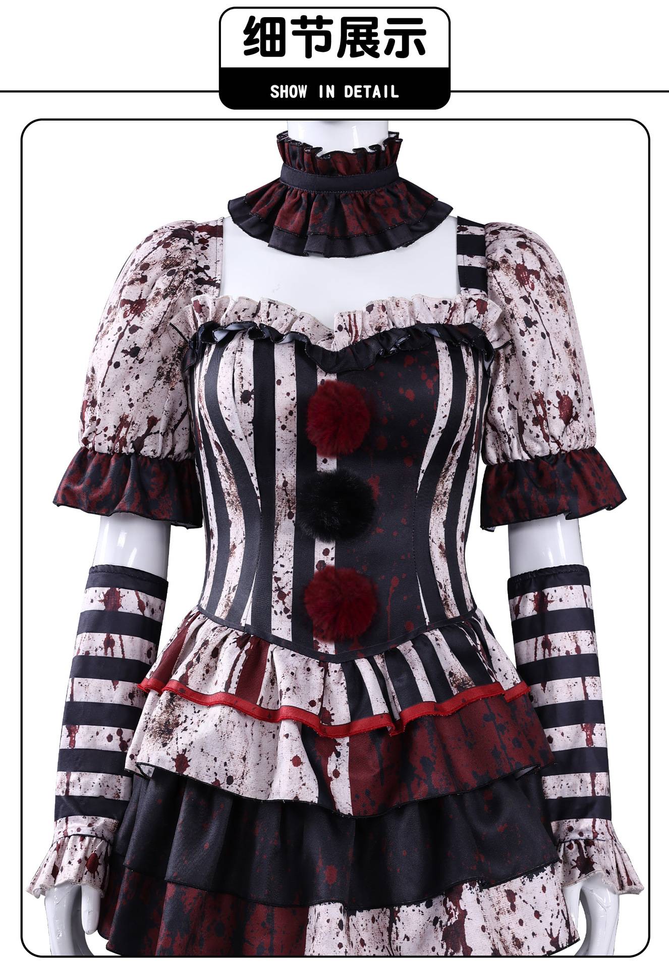 Terrifier Art Clown Joker Cosplay Costume Dark Clown Full Set for Men Women Role Play Horror Dress Suit Halloween Carnival Party