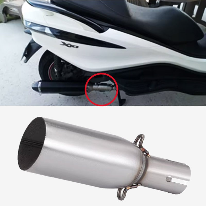 Motorcycle Modification Exhaust Pipe Exhaust Middle Section 28 30 32 33 35 38 40 42 45mm Adapter 51mm Exhaust