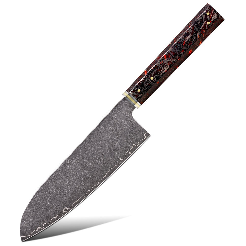 Conjunto de Facas de Cozinha 1-6PC Damasco 3 camadas de revestimento Facas de aço Acessórios de Cozinha Facas Profissionais de Chef Ferramentas de Culinária