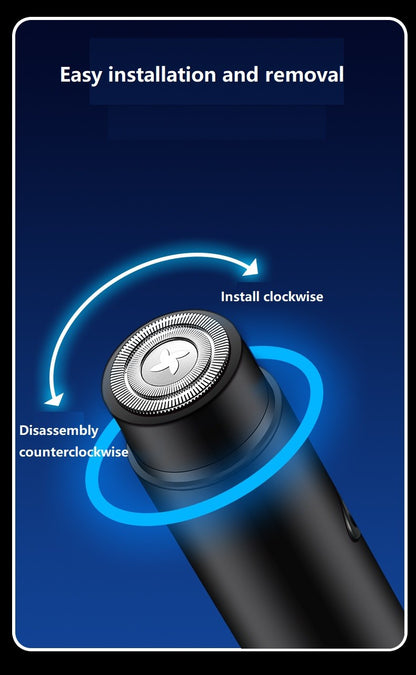 Portable Mini Electric Shaver Razor For Women Men Hair Trimmer Clipper USB Rechargeable Barber Shaving Tool Home Travel Car Use