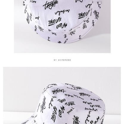 Bucket Hats For Men Women Korean Style Print Cap Panama Hat Sandbeach Sunhat Fishing Hat Fisherman Cap for Hip Hop Bob Gorro
