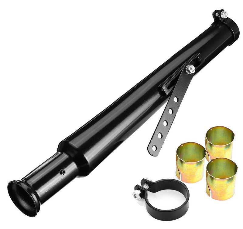 Universal 540mm Retro Motorcycle Exhaust Muffler Pipe 37/40/42mm Interface Modified Tail For Harley Honda Street Bike Cafe Racer