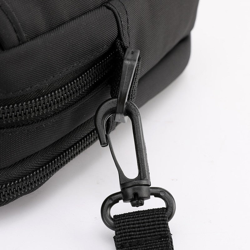 Waist Pack Men's Casual Travel Purse Waterproof Belt Zipper Tactical Outdoor Fanny Pack Phone Pocket Chest Sling Bag