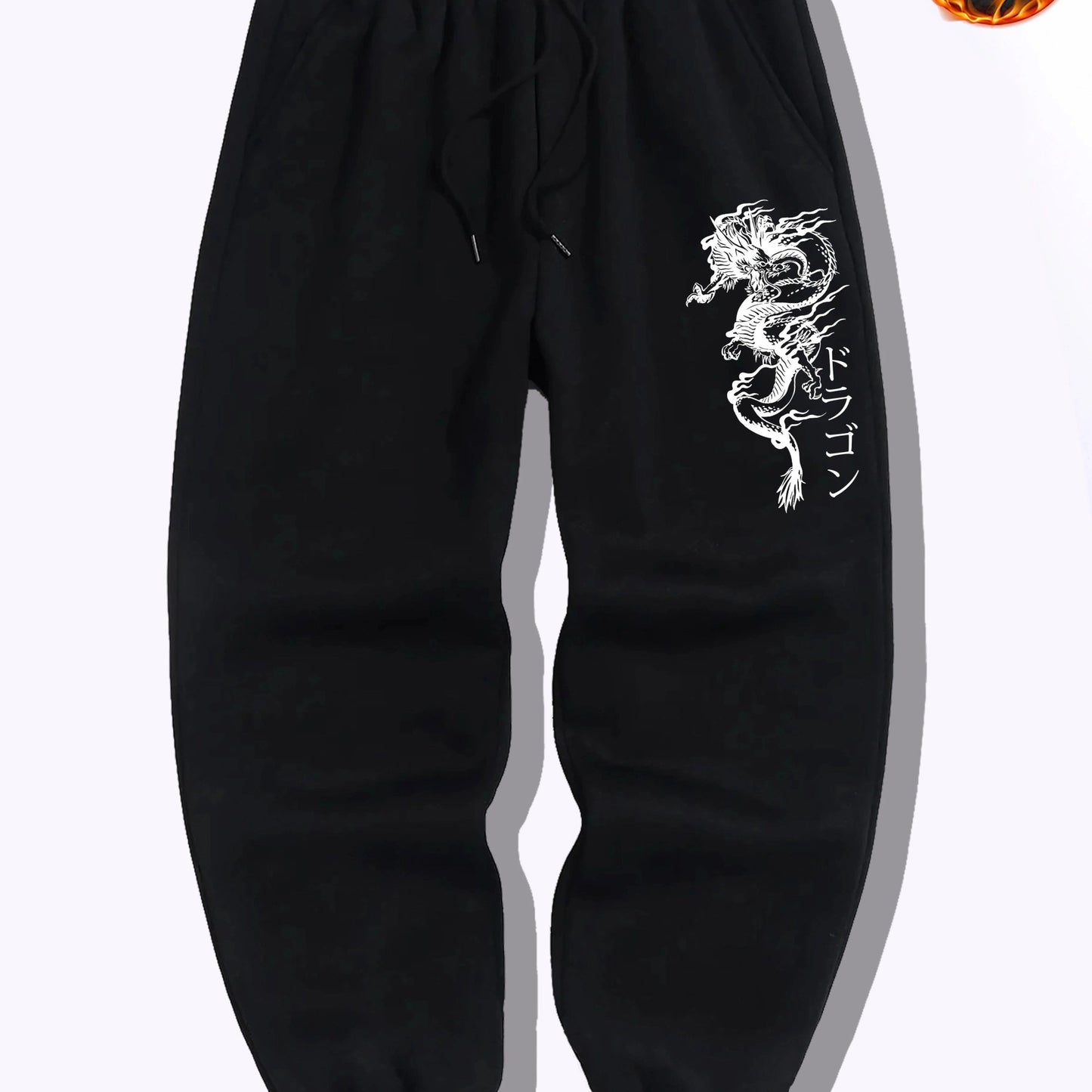 Harajuku hip-hop men's printed pants  Y2K Gothic casual leggings  sporty fashion  streetwear