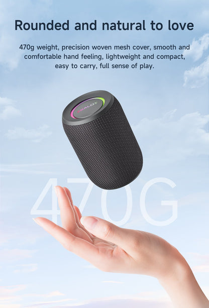 ZEALOT-S32PRO 15W Portable Bluetooth 5.2 Speaker Outdoor Waterproof Wireless TWS Mini Column Box Speaker Outdoor TF Card