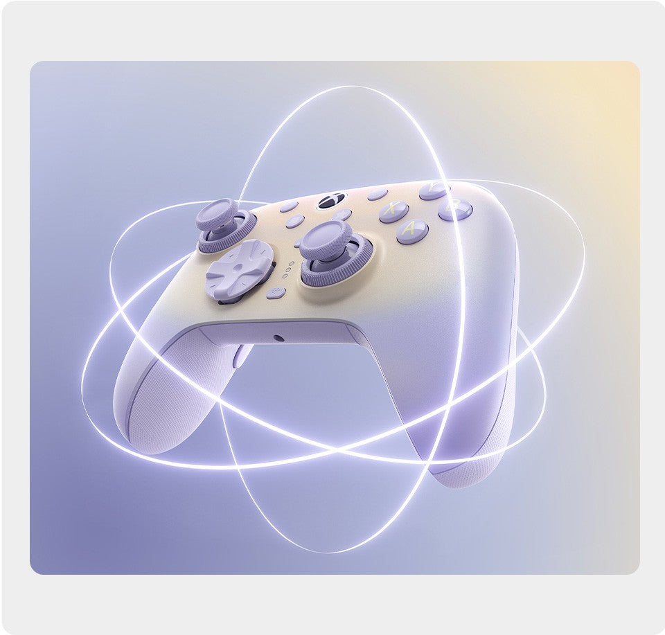 8BitDo Ultimate 3 Wireless Controller for Xbox, PC, Android, Apple With Force Ring TMR Joystick & Charging Dock (Lavender Dusk)