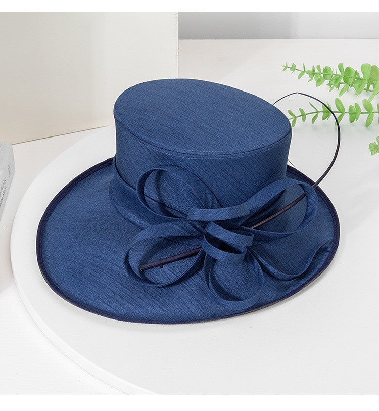 Moda Luxo Moda Pena Chapéu Chá Igreja Elegante Fotografia Cartola Feminina Banquete Fascinator Chapéus Formais de Casamento
