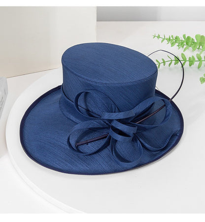 Moda Luxo Moda Pena Chapéu Chá Igreja Elegante Fotografia Cartola Feminina Banquete Fascinator Chapéus Formais de Casamento