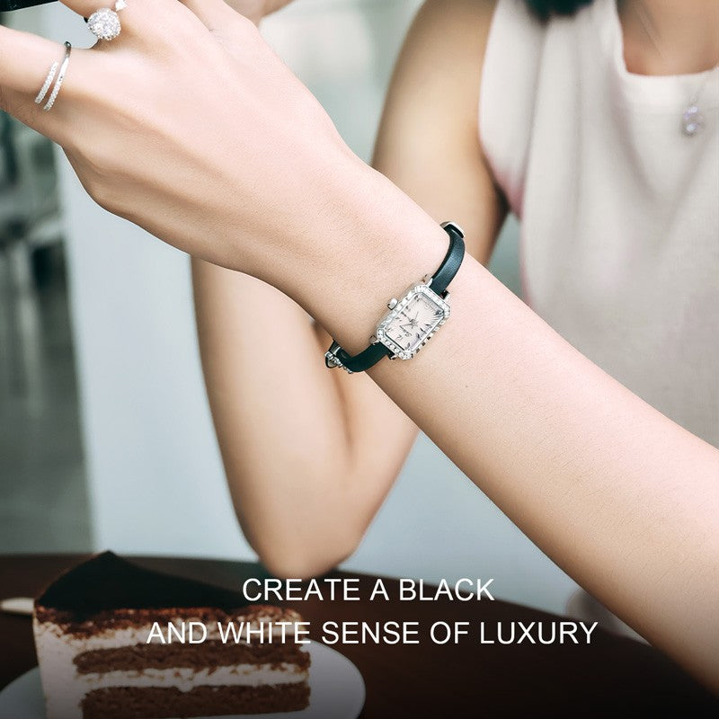 Sotoiru Square Watch For Women Leather Strap Quartz Wristwatch Elegant Dress Watch Christmas Gifts For Girlfriend ?????