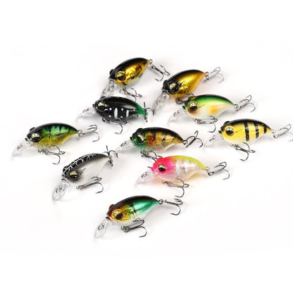 New Crankbait Wobblers Lure 38mm/8g 48mm/11g High Quality Hooks 10 Different Colors Artificial Bait Hard Fishing Cranks