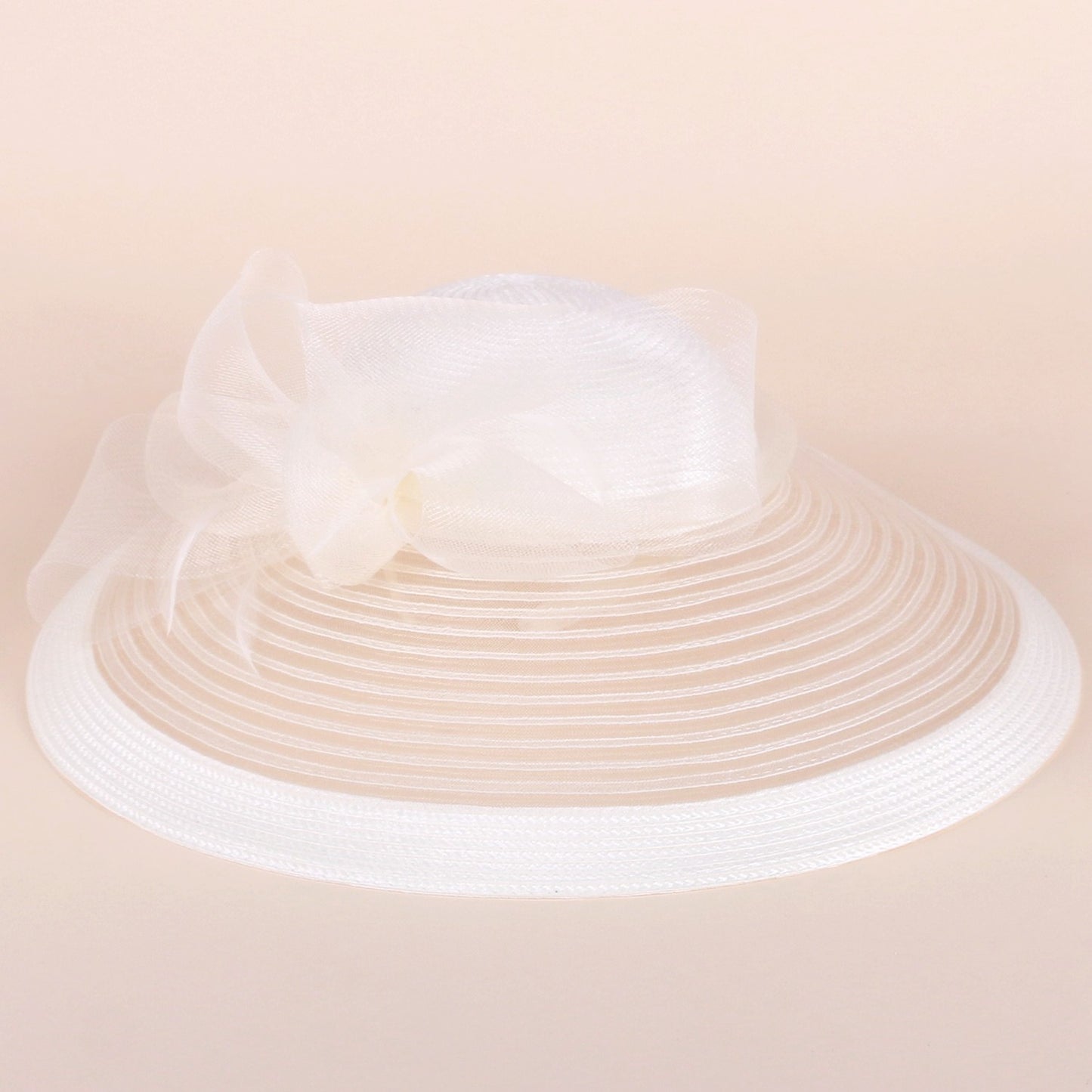 Elegant Kentucky Tea Party Fascinators White Weddings Hat For Women Wide Brim Hats Fedora Ladies Church Dress Derby Hats