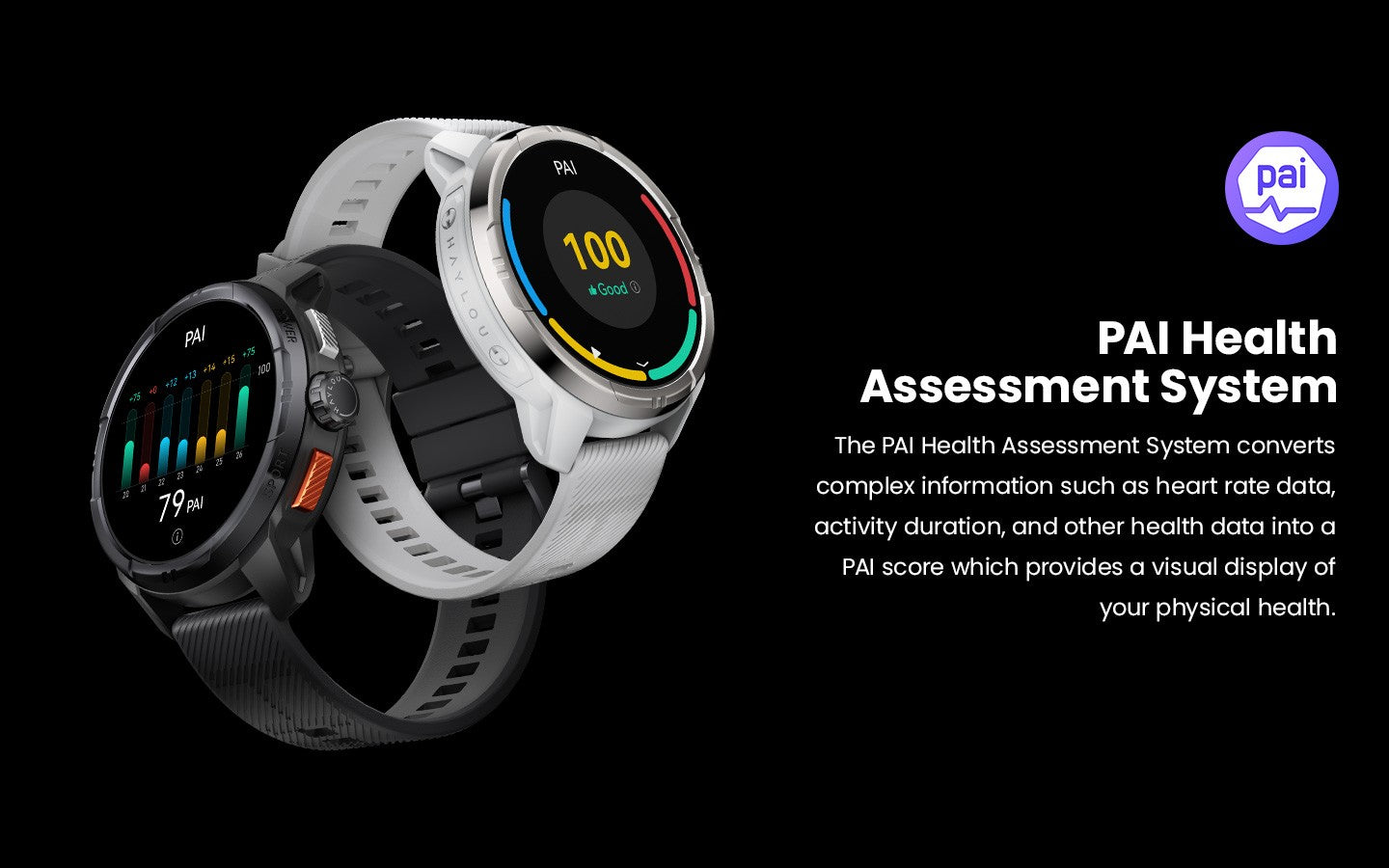 Smartwatch GPS HAYLOU Solar Ultra, Tela AMOLED de 1,6", 5ATM à prova d'água, GPS integrado, Chamadas telefônicas Bluetooth, Relógio inteligente esportivo