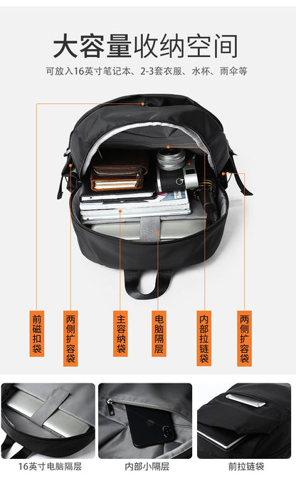 Mochila Escolar Casual Leve MOYYI Unissex Grande Viagem Mochila para Notebook de 16 Polegadas Impermeável para Estudantes Universitários Adolescentes