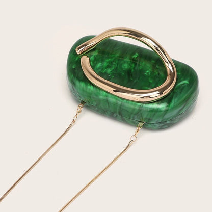 2025 Fashion Women Luxury Evening Banquet Clutch Bag Bride Metal Shoulder Wedding Purse Party Crossbody Day Closure Box Handbag