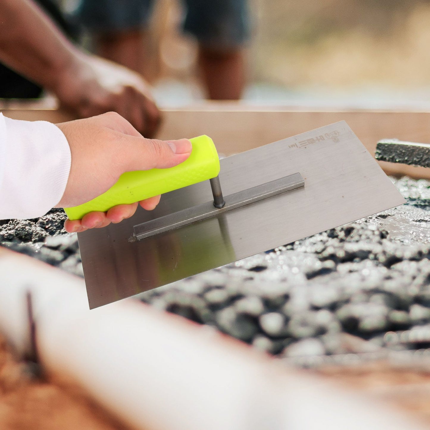 Colher de Pedreiro de Aço Inoxidável de Alta Qualidade, Desempenadeira para Cimento e Concreto, Durável, Resistente à Ferrugem, Ferramenta de Construção Prática