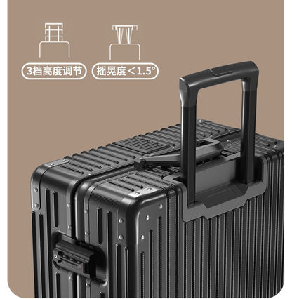 2025 New Suitcase ABS Durable Large Capacity Suitcase 20/22/24/26/28-inch Men's Carry-on Roller Suitcase Travel Check-in Case