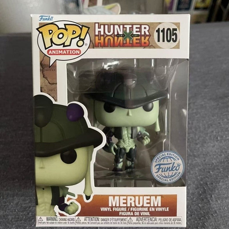 Hunter X Hunter Funko Pop Action Doll Model Anime Killua Zoldyck Kite Bisky Netero Sculpture Dolls Limited Edition Model Toys
