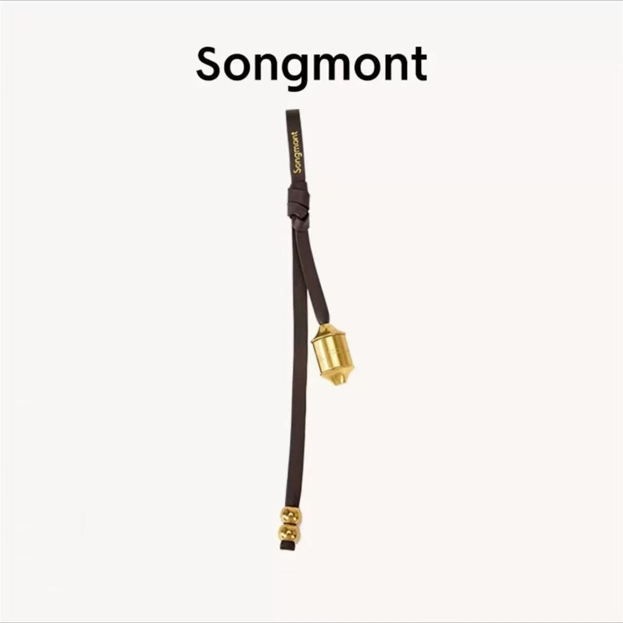 Songmont Genuine Leather Mini Bucket Bag Adjustable Drawstring Multi Straps White Black Blue Casual Chic Crossbody Bag Oversized