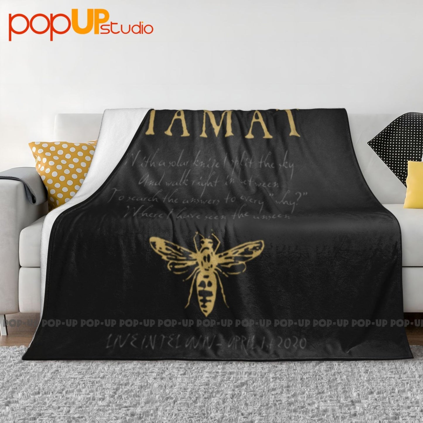 Tiamat Wildhoney Tel Aviv Show Ultra-Soft Blanket Quilt Winter Sofa Cover Bed Covers