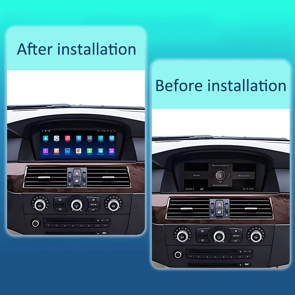 BONROAD Para BMW Série 5 E60 E61 E62 E63 E64 E90 E91 E92 E93 M3 Wireless Carplay Carro Rádio GPS Multimídia Tela Sensível ao Toque